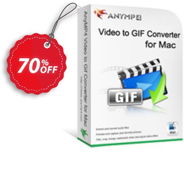 AnyMP4 Video to GIF Converter for MAC Lifetime Coupon, discount AnyMP4 coupon (33555). Promotion: AnyMP4 special discount (33555-95 anymp4 video to gif)