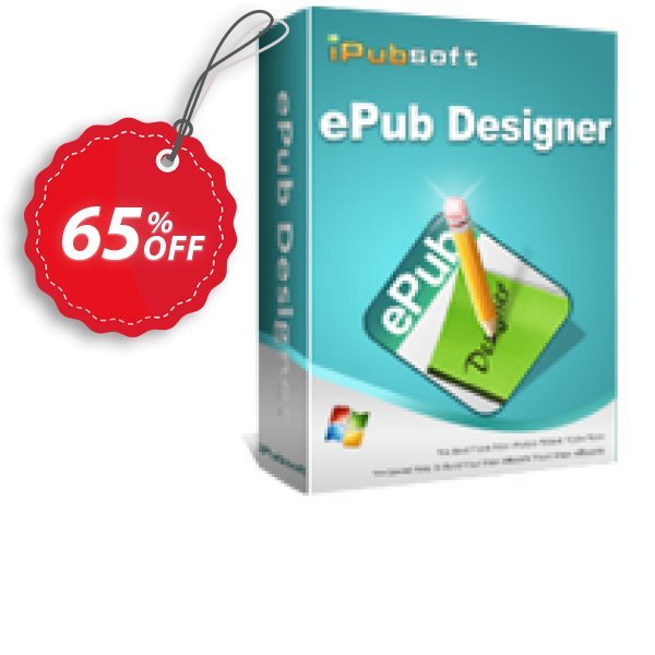 iPubsoft ePub Designer Coupon, discount 65% disocunt. Promotion: 