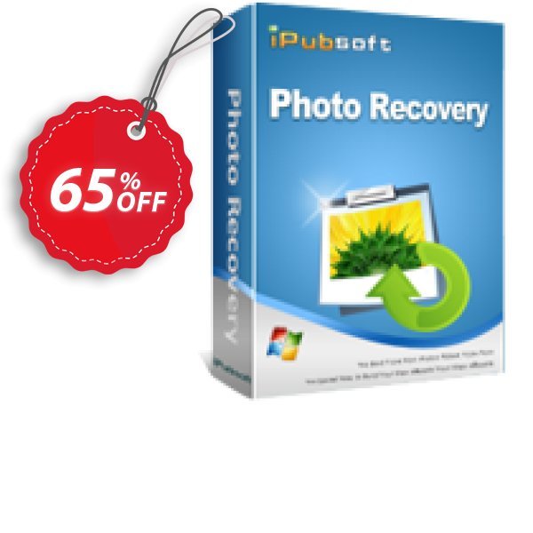 iPubsoft Photo Recovery Coupon, discount 65% disocunt. Promotion: