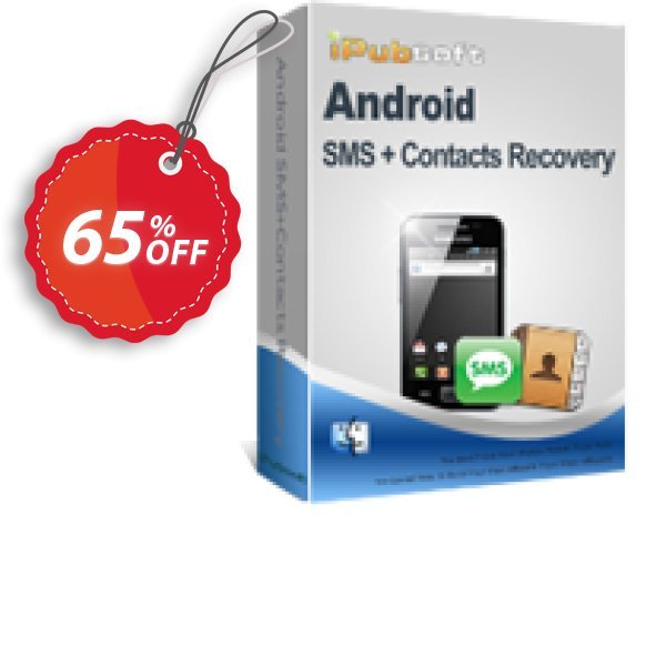 iPubsoft Android SMS+Contacts Recovery, MAC Version Coupon, discount 65% disocunt. Promotion: