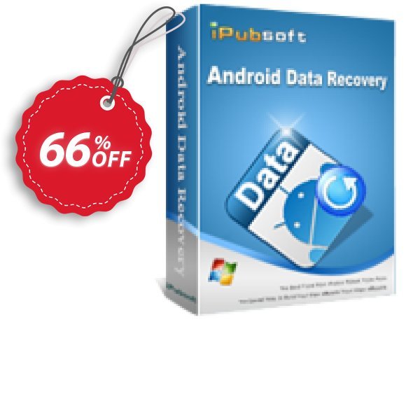 iPubsoft Android Data Recovery Coupon, discount 65% disocunt. Promotion: 