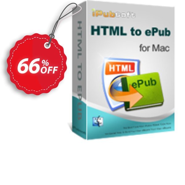 iPubsoft HTML to ePub Converter for MAC Coupon, discount 65% disocunt. Promotion: 