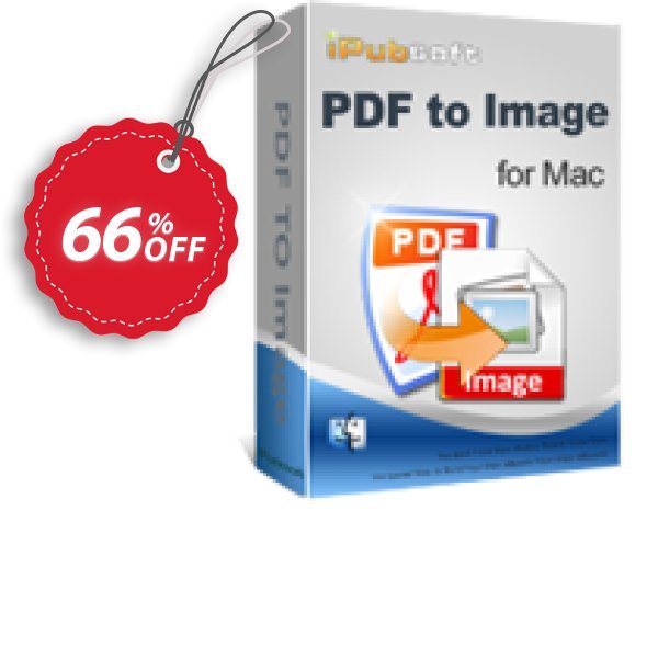 iPubsoft PDF to Image Converter for MAC Coupon, discount 65% disocunt. Promotion: 