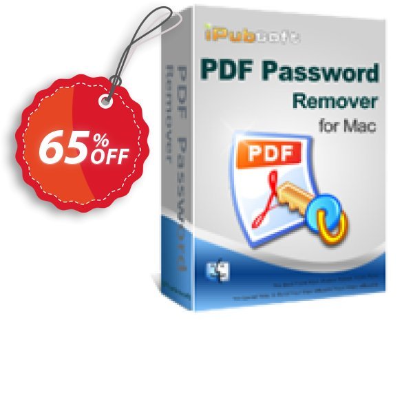 iPubsoft PDF Password Remover for MAC Coupon, discount 65% disocunt. Promotion: