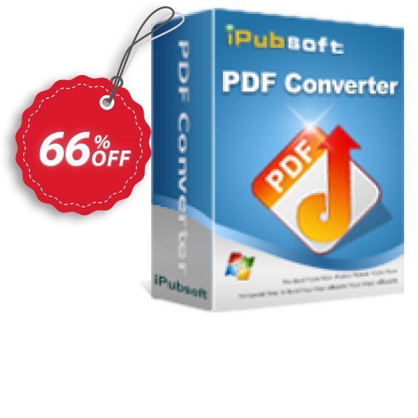 iPubsoft PDF Converter Coupon, discount 65% disocunt. Promotion: 