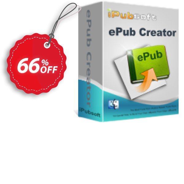 iPubsoft ePub Creator for MAC Coupon, discount 65% disocunt. Promotion: 