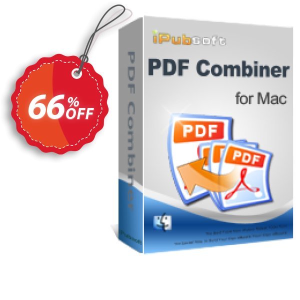 iPubsoft PDF Combiner for MAC Coupon, discount 65% disocunt. Promotion: