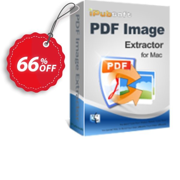 iPubsoft PDF Image Extractor for MAC Coupon, discount 65% disocunt. Promotion: