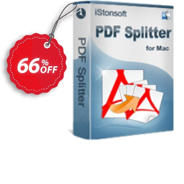 iPubsoft PDF Splitter for MAC Coupon, discount 65% disocunt. Promotion: 