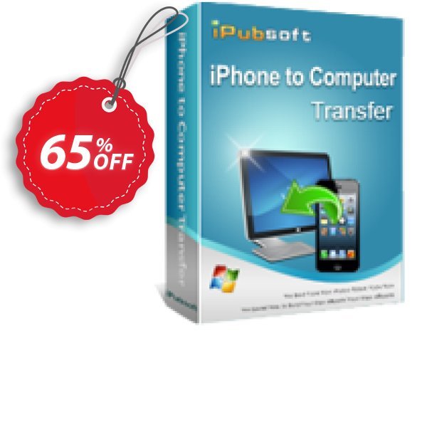 iPubsoft iPhone to Computer Transfer Coupon, discount 65% disocunt. Promotion: