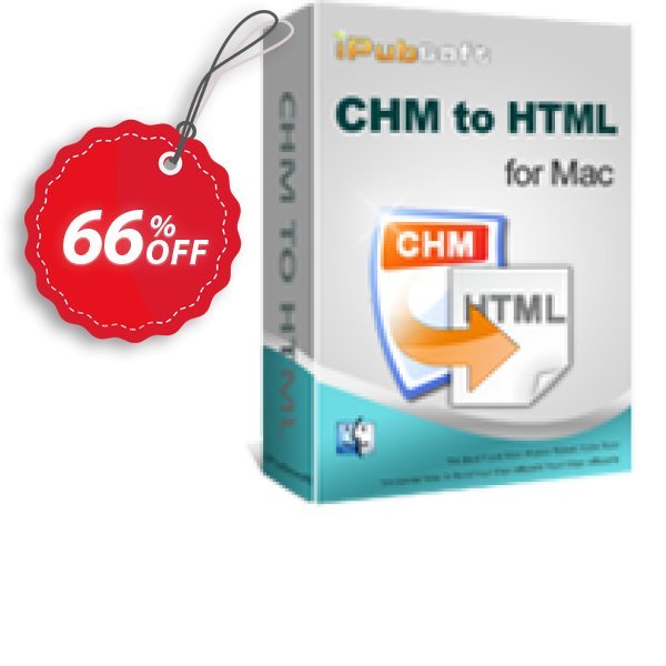 iPubsoft CHM to HTML Converter for MAC Coupon, discount 65% disocunt. Promotion: 