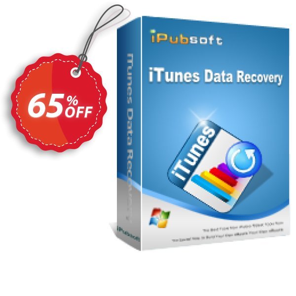 iPubsoft iTunes Data Recovery Coupon, discount 65% disocunt. Promotion: 