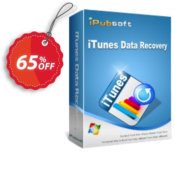 iPubsoft iTunes Data Recovery Coupon, discount 65% disocunt. Promotion:
