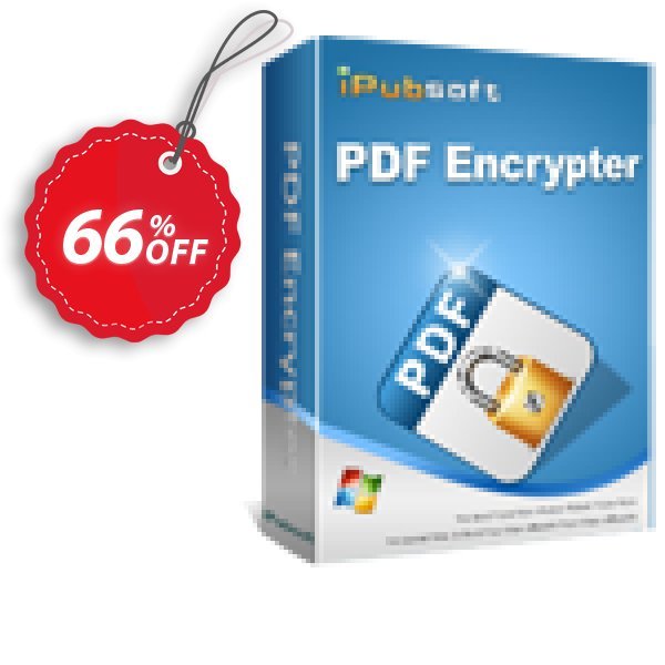 iPubsoft PDF Encrypter Coupon, discount 65% disocunt. Promotion: 