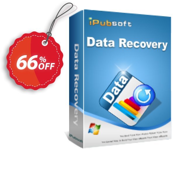 iPubsoft Data Recovery Coupon, discount 65% disocunt. Promotion: 