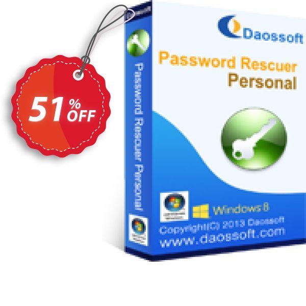 Daossoft Password Rescuer Personal Coupon, discount 40% daossoft (36100). Promotion: 40% daossoft (36100)