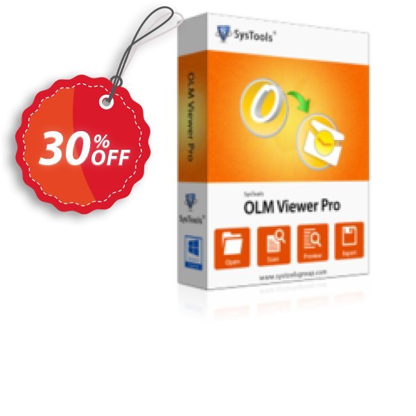 SysTools OLM Viewer Pro - 10 Users Coupon, discount Celebrate this spring season with SysTools and grab the best offers. Get 25% Off on all Software. Promotion: SysTools promotion codes 36906