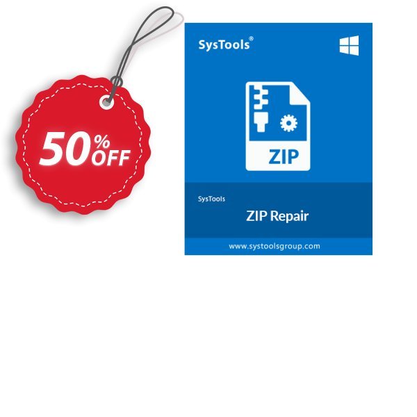 SysTools Zip Repair, Enterprise  Coupon, discount SysTools coupon 36906. Promotion: 