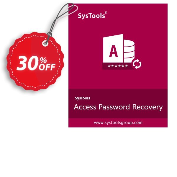 SysTools Access Password Recovery, Enterprise  Coupon, discount SysTools coupon 36906. Promotion: 