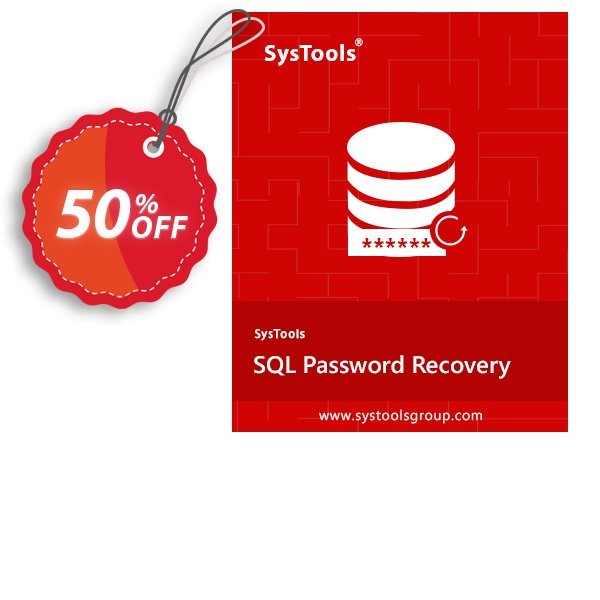 SysTools  SQL Password Recovery Coupon, discount SysTools Summer Sale. Promotion: 