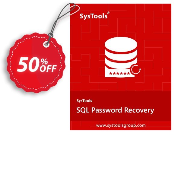 SysTools  SQL Password Recovery - Business Plan Coupon, discount SysTools Summer Sale. Promotion: 