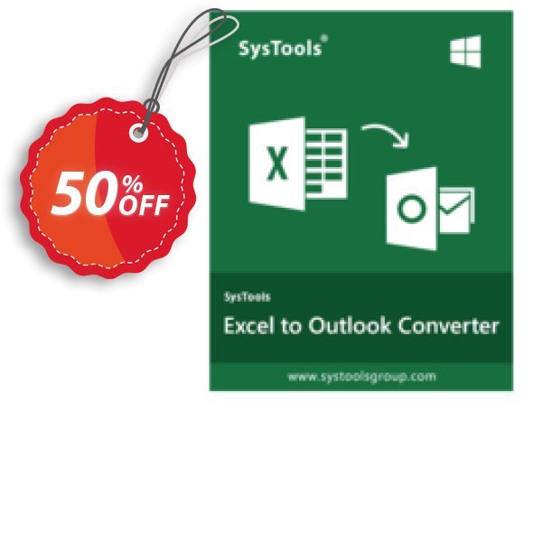 SysTools Excel to Outlook, Business Coupon, discount Celebrate this spring season with SysTools and grab the best offers. Get 25% Off on all Software. Promotion: