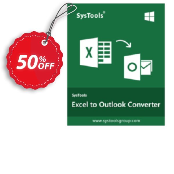 SysTools Excel to Outlook, Enterprise Coupon, discount Celebrate this spring season with SysTools and grab the best offers. Get 25% Off on all Software. Promotion: