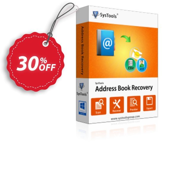 SysTools Address Book Recovery, Enterprise Coupon, discount Celebrate this spring season with SysTools and grab the best offers. Get 25% Off on all Software. Promotion: