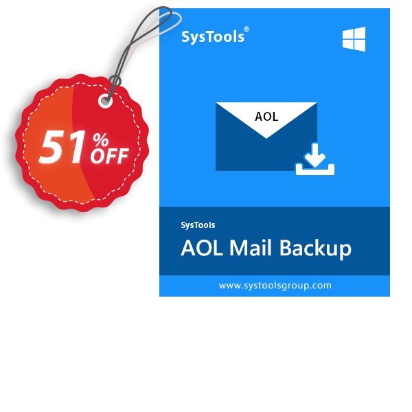 SysTools AOL Backup Coupon, discount SysTools Summer Sale. Promotion: special offer code of SysTools AOL Backup 2024