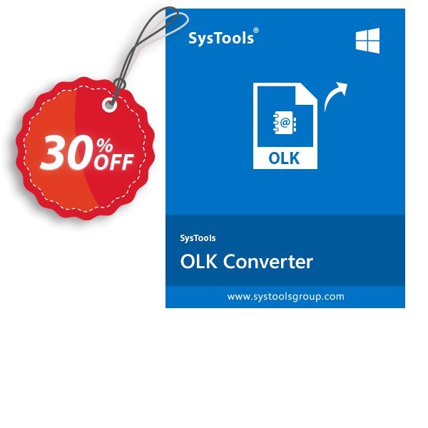 SysTools OLK Converter Coupon, discount Celebrate this spring season with SysTools and grab the best offers. Get 25% Off on all Software. Promotion: best discount code of SysTools OLK Converter 2024