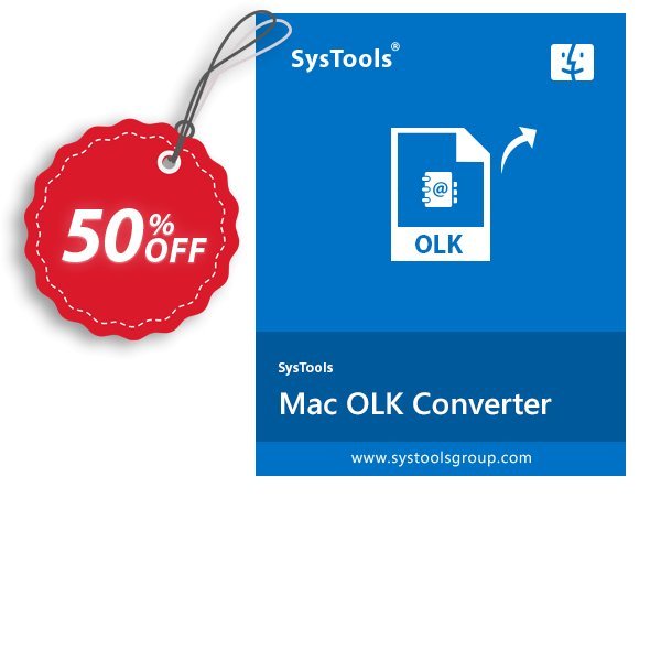 SysTools MAC OLK Converter Coupon, discount SysTools Summer Sale. Promotion: wondrous offer code of SysTools Mac OLK Converter 2024
