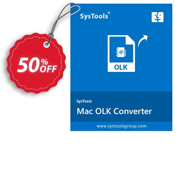 SysTools MAC OLK Converter Coupon, discount Celebrate this spring season with SysTools and grab the best offers. Get 25% Off on all Software. Promotion: wondrous offer code of SysTools Mac OLK Converter 2024