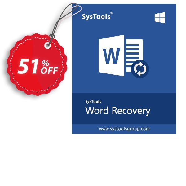 SysTools Word Recovery Coupon, discount SysTools Summer Sale. Promotion: dreaded promo code of SysTools Word Recovery 2024