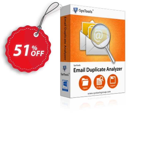 SysTools Email Duplicate Analyzer Coupon, discount Celebrate this spring season with SysTools and grab the best offers. Get 25% Off on all Software. Promotion: formidable promo code of SysTools Email Duplicate Analyzer 2024