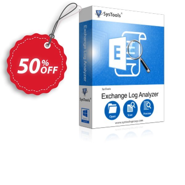 SysTools Exchange Log Analyzer - Site Plan Coupon, discount Celebrate this spring season with SysTools and grab the best offers. Get 25% Off on all Software. Promotion: big discounts code of SysTools Exchange Log Analyzer - Site License 2024