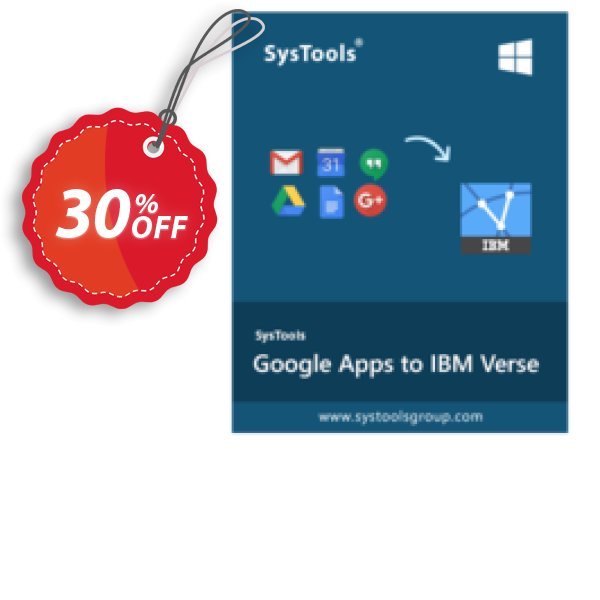 SysTools G Suite to IBM Verse Coupon, discount SysTools Summer Sale. Promotion: stirring discount code of SysTools G Suite to IBM Verse 2024