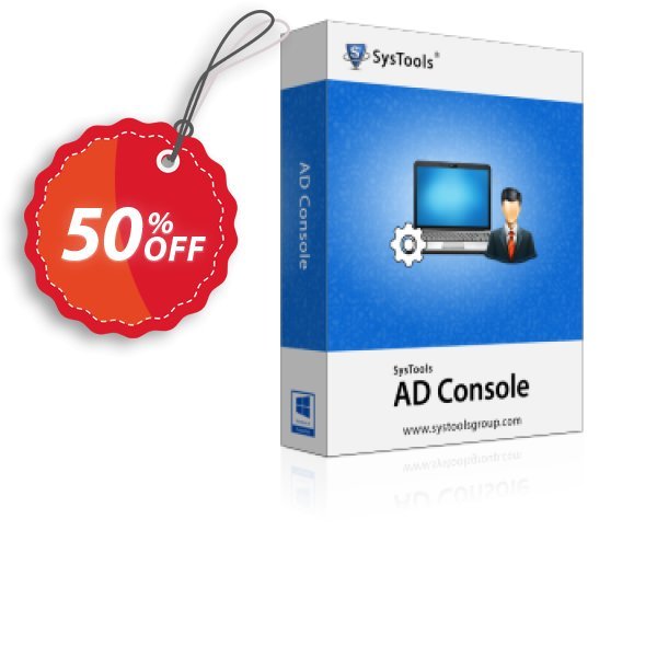 SysTools AD Console, Site Plan Coupon, discount Celebrate this spring season with SysTools and grab the best offers. Get 25% Off on all Software. Promotion: amazing discount code of SysTools AD Console - Site License 2024