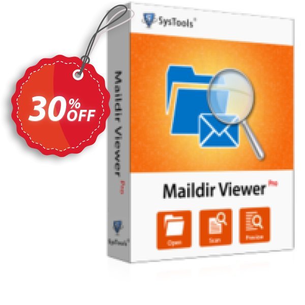 SysTools Maildir Viewer Pro Coupon, discount SysTools Summer Sale. Promotion: formidable promo code of SysTools Maildir Viewer Pro 2024