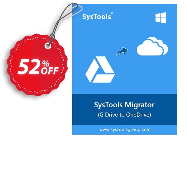 SysTools G Drive to OneDrive Migrator Coupon, discount 50% OFF SysTools G Drive to OneDrive Migrator, verified. Promotion: Awful sales code of SysTools G Drive to OneDrive Migrator, tested & approved