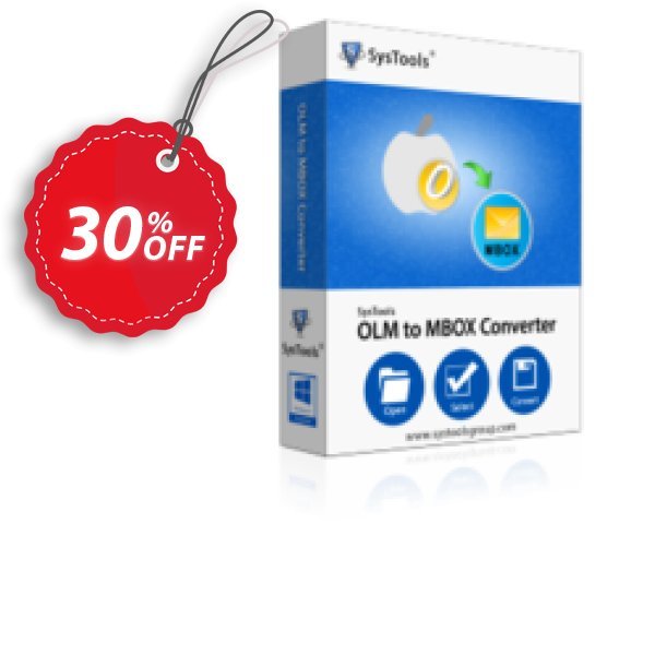 SysTools OLM to MBOX Converter Coupon, discount Celebrate this spring season with SysTools and grab the best offers. Get 25% Off on all Software. Promotion: amazing promotions code of SysTools OLM to MBOX Converter 2024