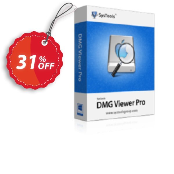 SysTools DMG Viewer Pro Coupon, discount SysTools Summer Sale. Promotion: formidable discount code of SysTools DMG Viewer Pro 2024