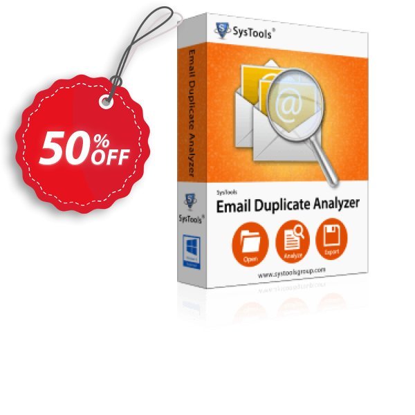 SysTools Email Duplicate Analyzer, Analyzer Coupon, discount Celebrate this spring season with SysTools and grab the best offers. Get 25% Off on all Software. Promotion: