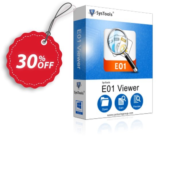SysTools E01 Viewer Pro Coupon, discount Celebrate this spring season with SysTools and grab the best offers. Get 25% Off on all Software. Promotion: amazing offer code of SysTools E01 Viewer Pro 2024