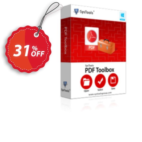 SysTools PDF Toolbox, All Plan type Coupon, discount Celebrate this spring season with SysTools and grab the best offers. Get 25% Off on all Software. Promotion: Stirring promotions code of SysTools PDF Toolbox 2024