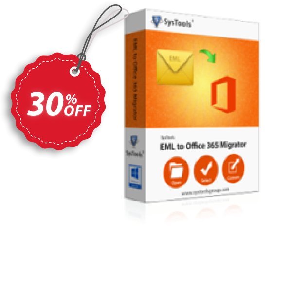 SysTools EML to Office 365 Coupon, discount Celebrate this spring season with SysTools and grab the best offers. Get 25% Off on all Software. Promotion: Marvelous promo code of SysTools EML to Office 365 2024
