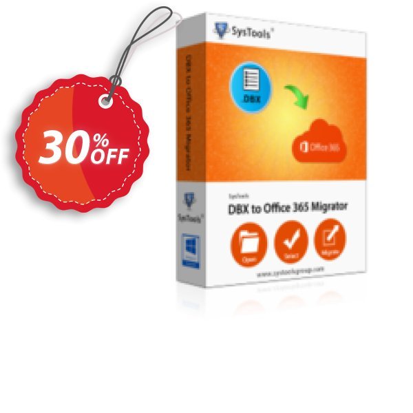 SysTools DBX to Office 365 Migrator, Single User Plan  Coupon, discount SysTools Frozen Winters Sale. Promotion: Stirring deals code of SysTools DBX to Office 365 - One License 2024