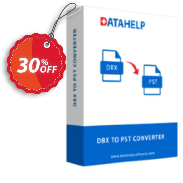 DataHelp DBX to PST Wizard Coupon, discount SysTools Spring Offer. Promotion: Impressive deals code of DataHelp DBX to PST Wizard 2024