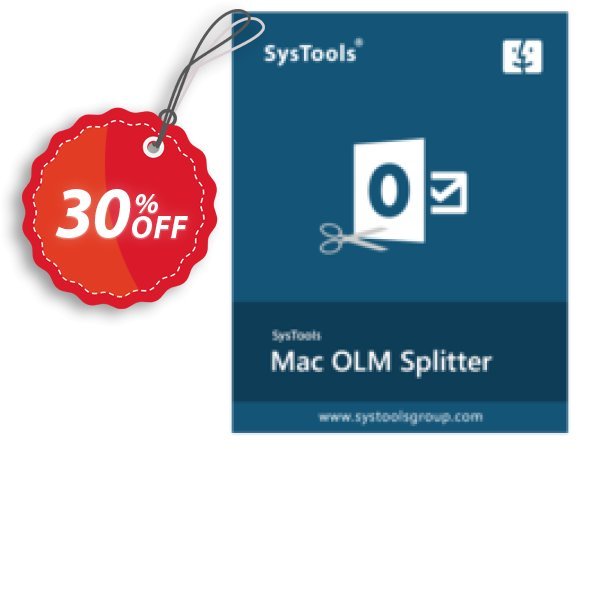SysTools OLM Splitter, MAC Coupon, discount Celebrate this spring season with SysTools and grab the best offers. Get 25% Off on all Software. Promotion: Wonderful promo code of SysTools Mac OLM Splitter 2024