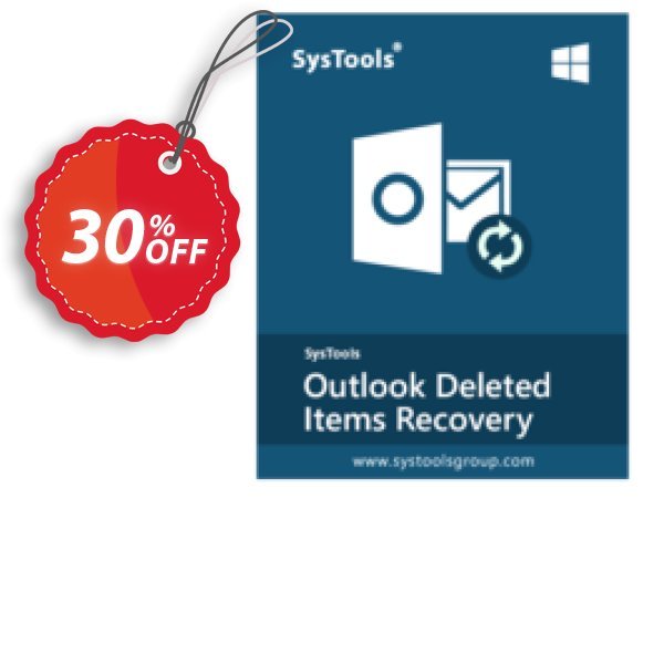 SysTools Outlook Deleted Items Recovery Coupon, discount SysTools Pre Monsoon Offer. Promotion: Wonderful offer code of SysTools Outlook Deleted Items Recovery 2024