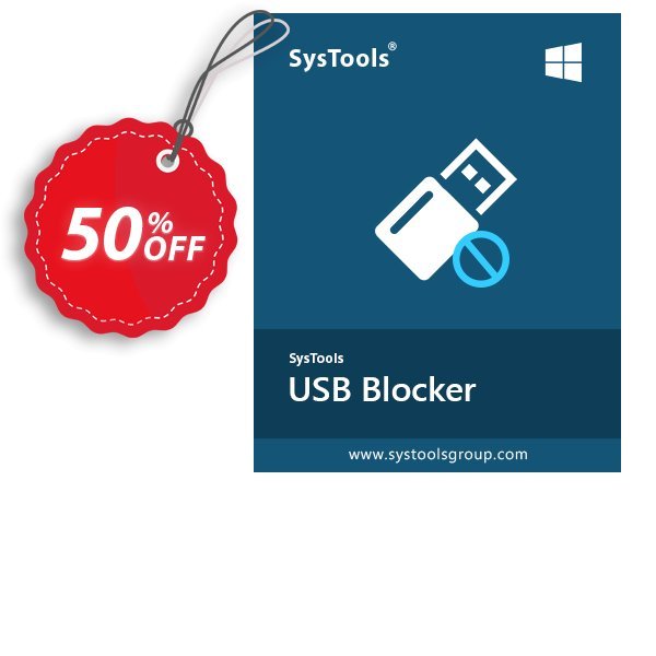 SysTools USB Blocker, Enterprise  Coupon, discount 50% OFF SysTools USB Blocker (Enterprise), verified. Promotion: Awful sales code of SysTools USB Blocker (Enterprise), tested & approved